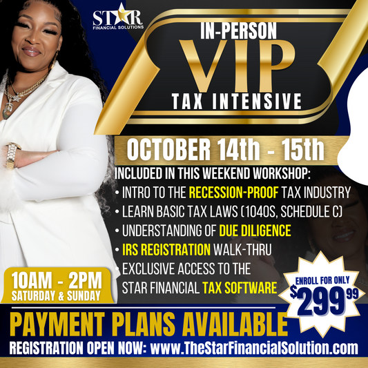 IN-PERSON: 2-Day VIP Tax Workshop